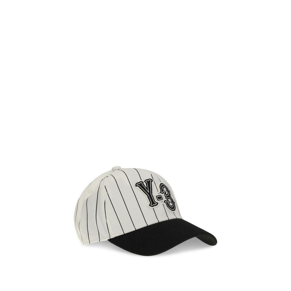 Y-3 Weiße Polyester-Kappe (Baseball Cap)