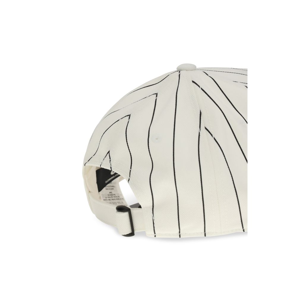 Y-3 Weiße Polyester-Kappe (Baseball Cap)