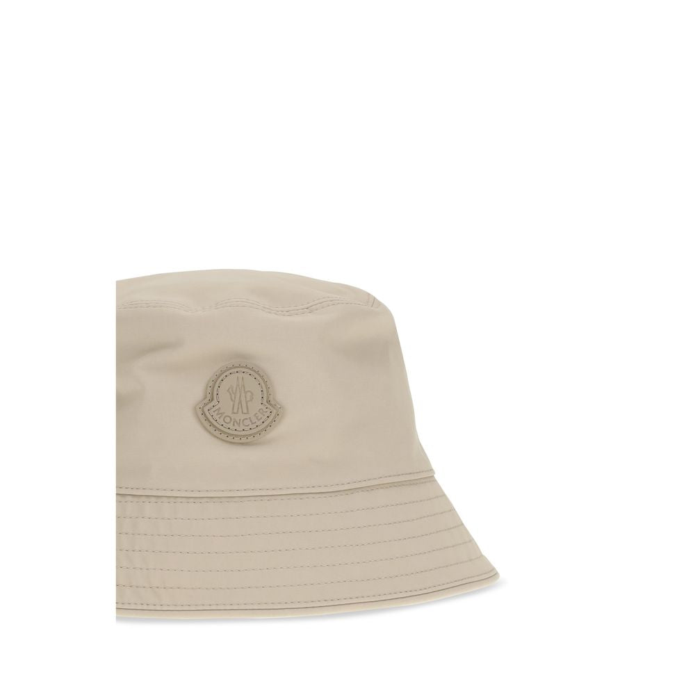 Moncler Beige Baumwoll-Eimerhut