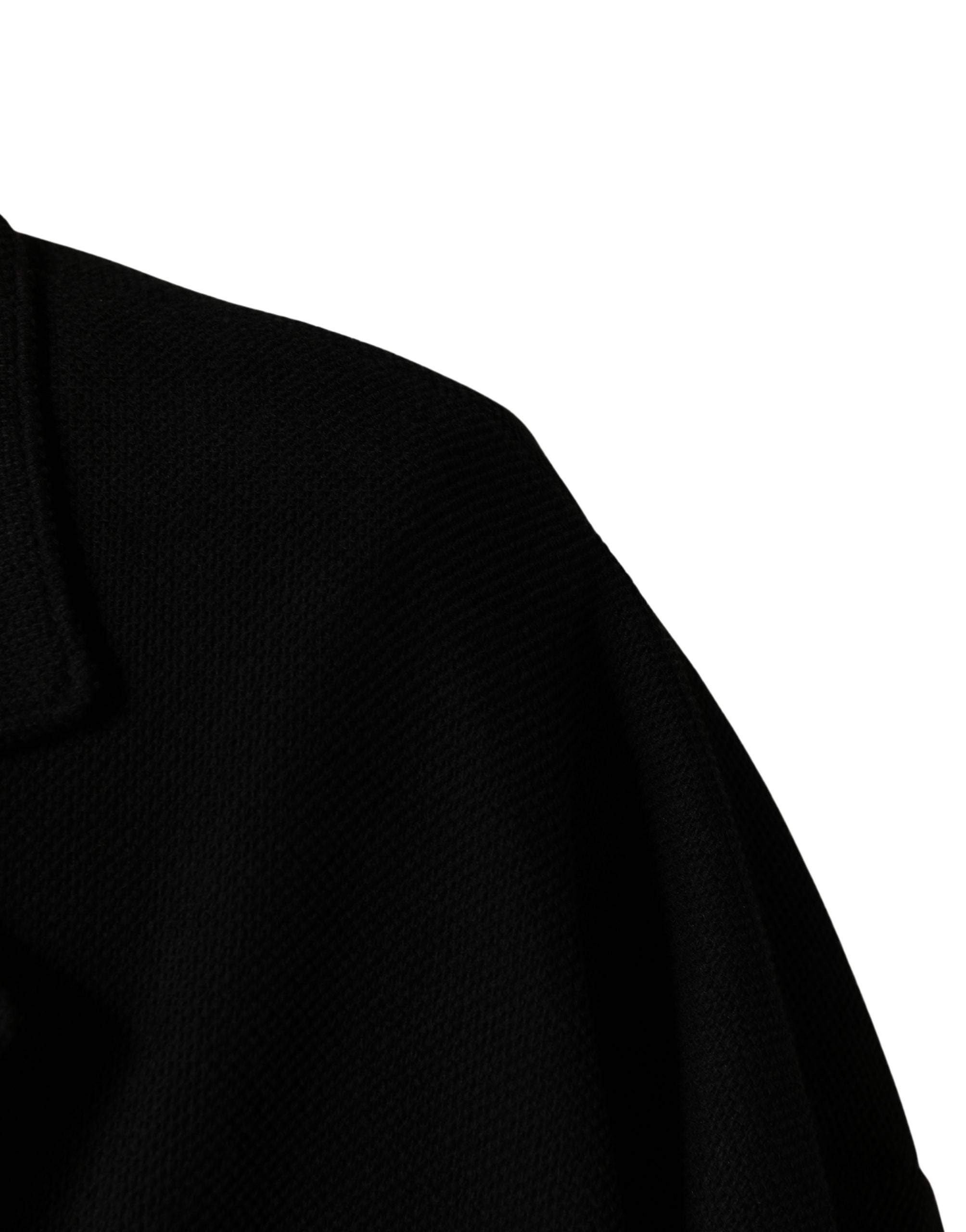 Dolce & Gabbana Black Double-Breasted 2-Button Suit Jacket