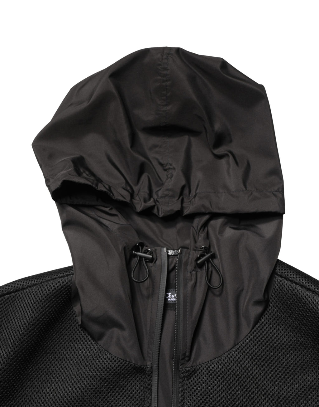 Dolce & Gabbana Men's Black Full Zip Hooded Bomber Jacket