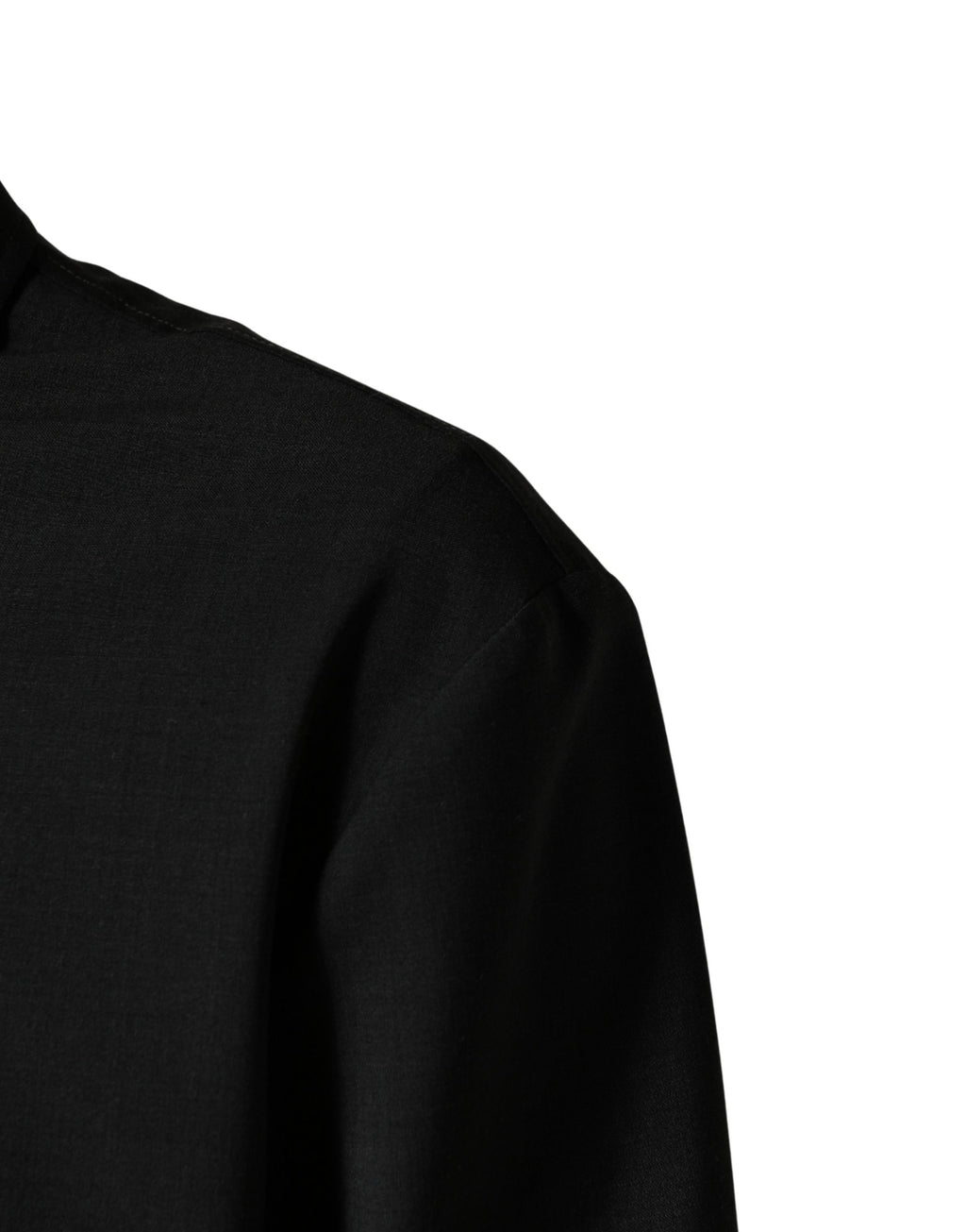 Dolce & Gabbana Schwarze Woll-Bomberjacke mit durchgehendem Reißverschluss und Logo für Herren