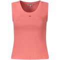 Tommy Hilfiger Women's Pink Cotton Jersey Tank Top