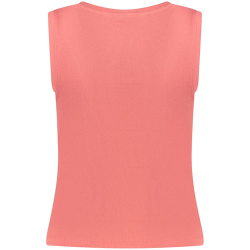 Tommy Hilfiger Damen-Tanktop aus rosafarbenem Baumwoll-Jersey