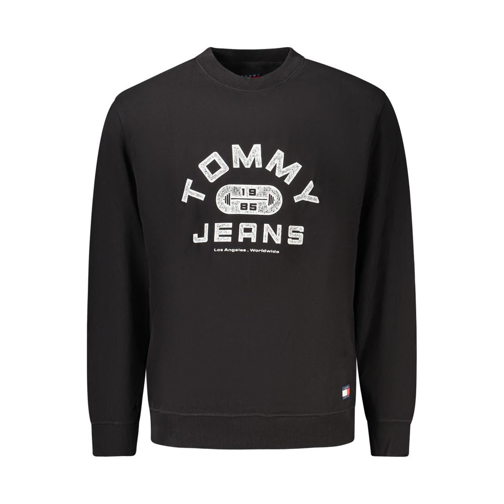 Tommy Hilfiger Men's Black Cotton Sweatshirt