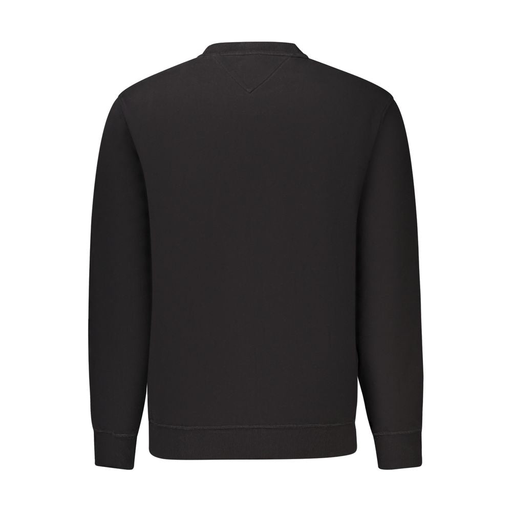 Tommy Hilfiger Men's Black Cotton Sweatshirt