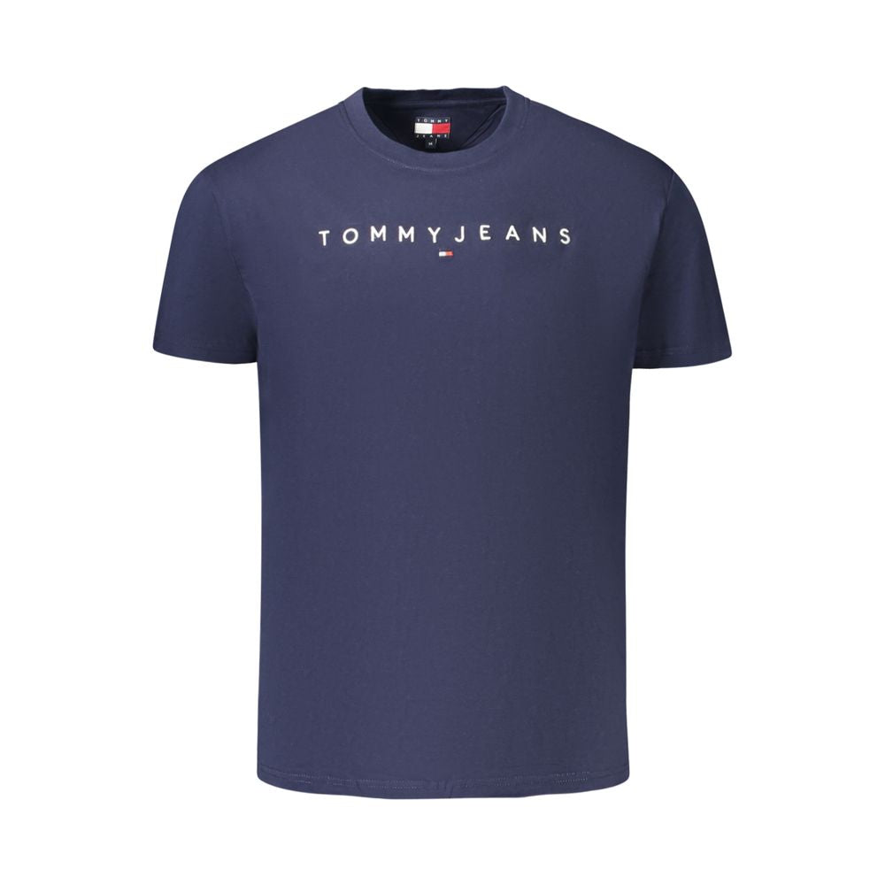 Tommy Hilfiger Blaues Baumwoll-T-Shirt für Herren