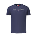 Tommy Hilfiger Blaues Baumwoll-T-Shirt für Herren