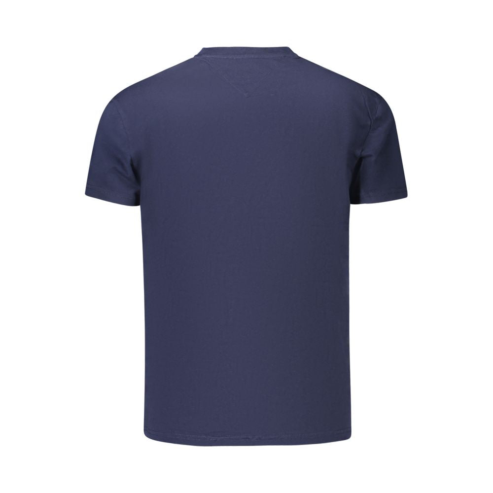Tommy Hilfiger Blaues Baumwoll-T-Shirt für Herren