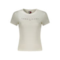 Tommy Hilfiger Weißes Baumwoll-T-Shirt für Damen