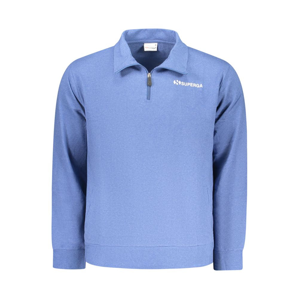 Superga Men's Light Blue Cotton Sweatshirt