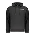 Superga Schwarzer Herren-Hoodie aus Baumwolle