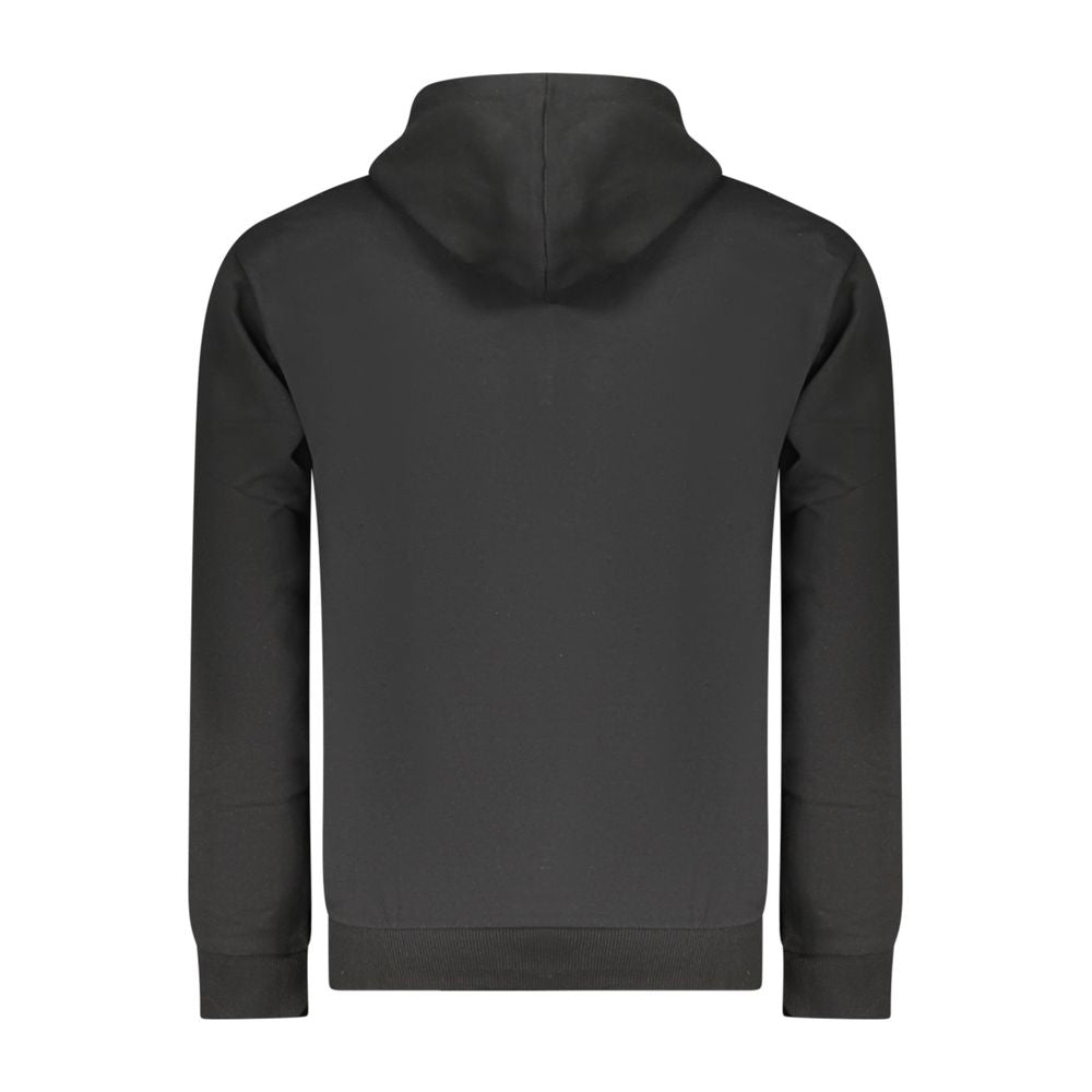 Superga Schwarzer Herren-Hoodie aus Baumwolle