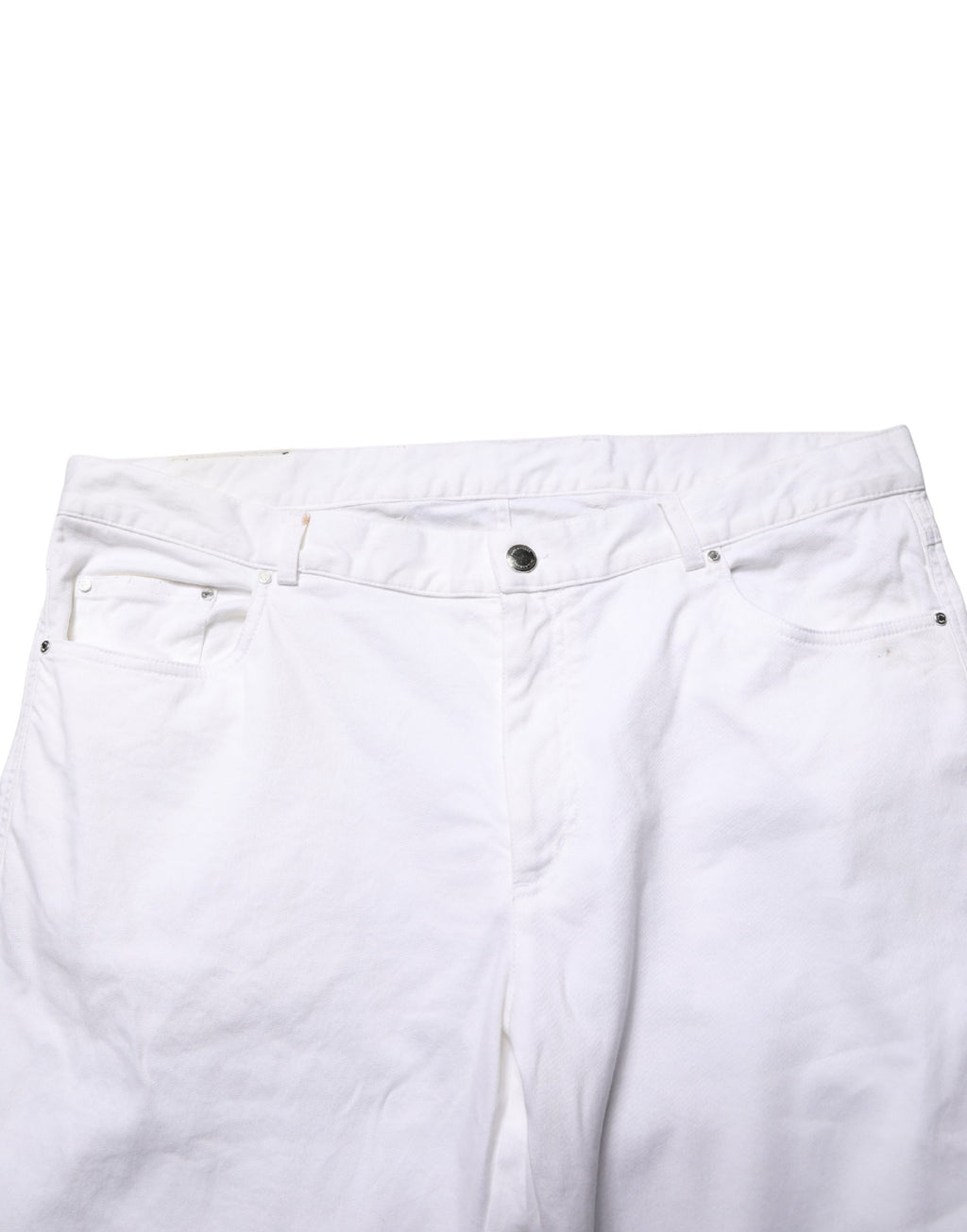 Paul & Shark Weiße gerade Jeans mit mittlerer Taille
