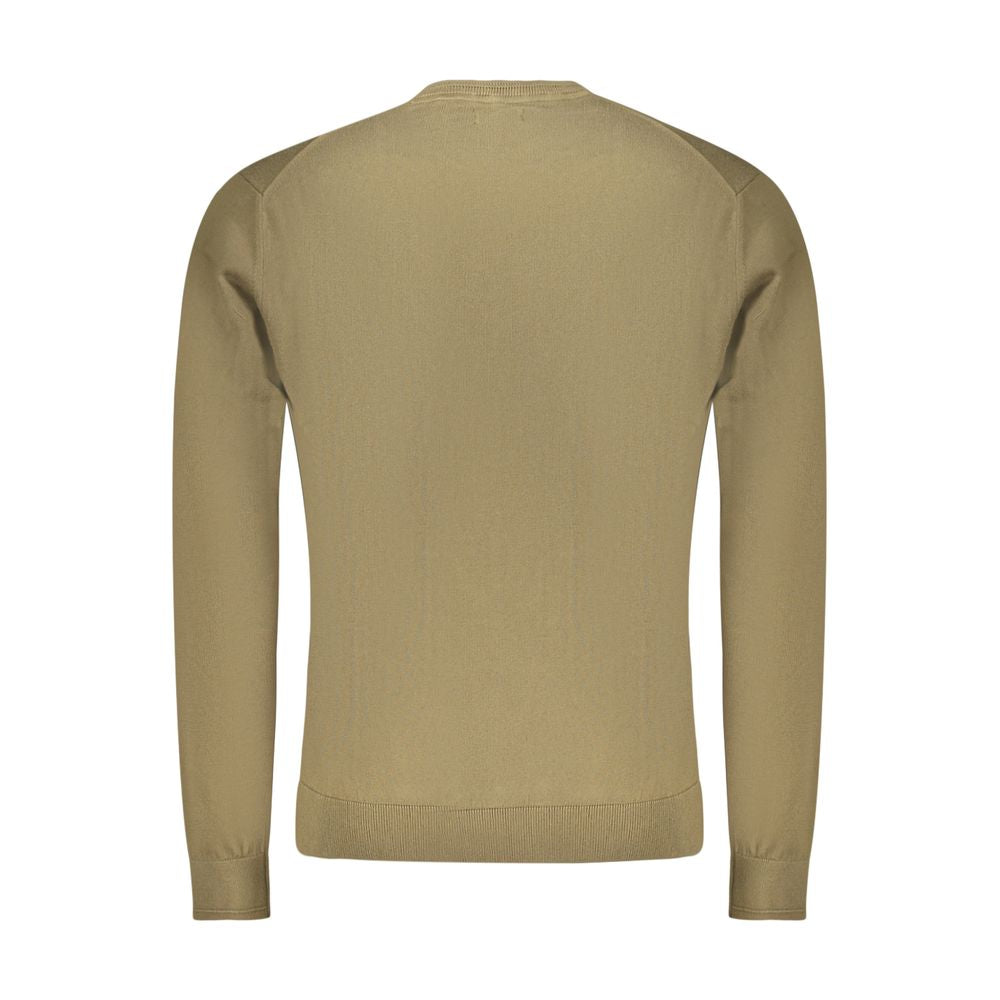 Napapijri Green Cotton Long Sleeve Men's Shirt