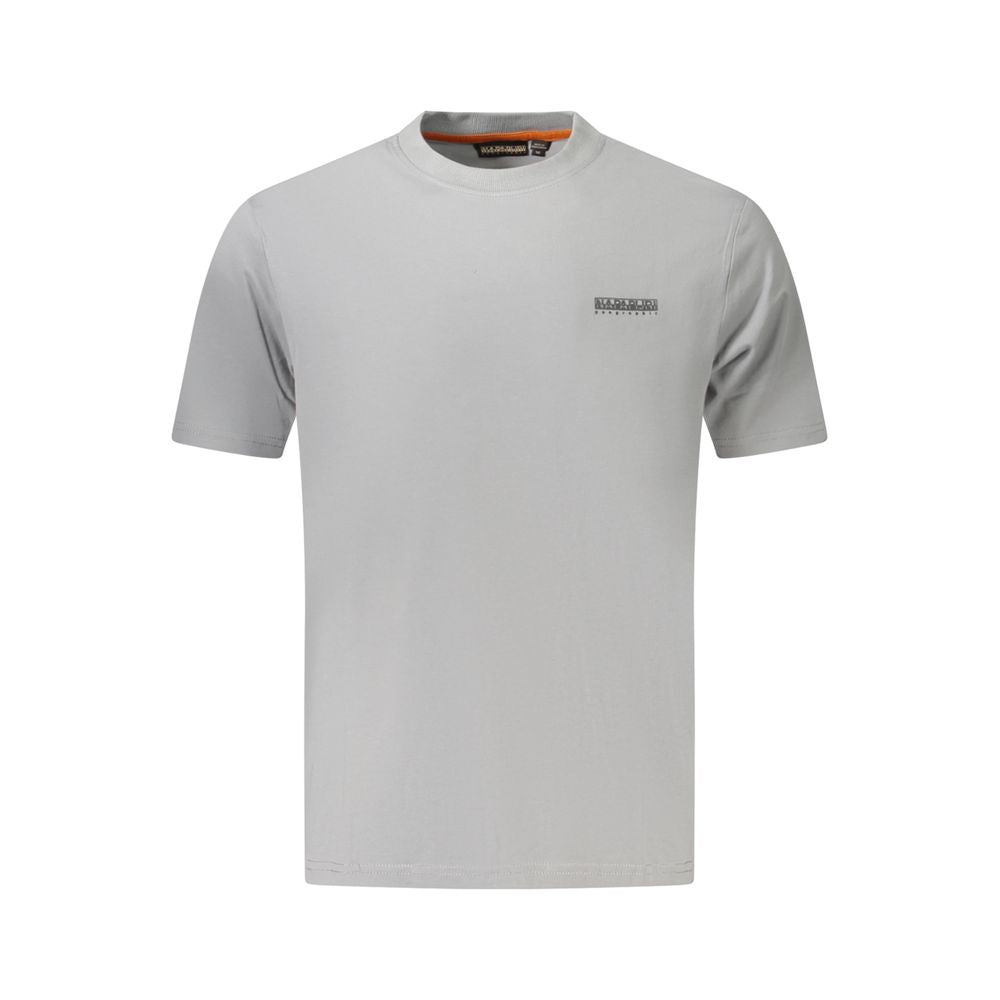 Napapijri Grigio Baumwoll-T-Shirt für Herren