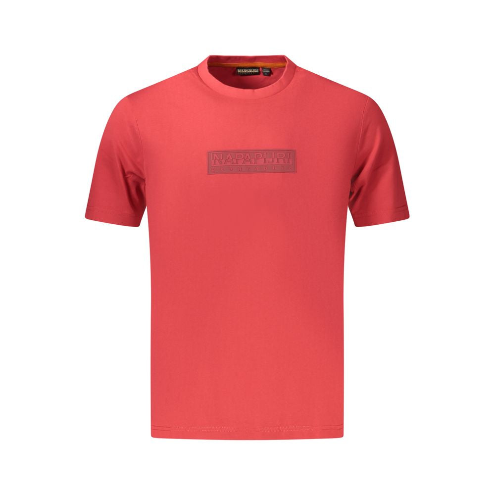 Napapijri Rosso Baumwoll-T-Shirt für Herren