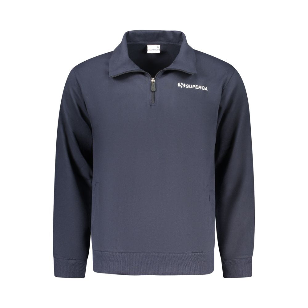 Superga Blaue Herrenjacke aus Nylon