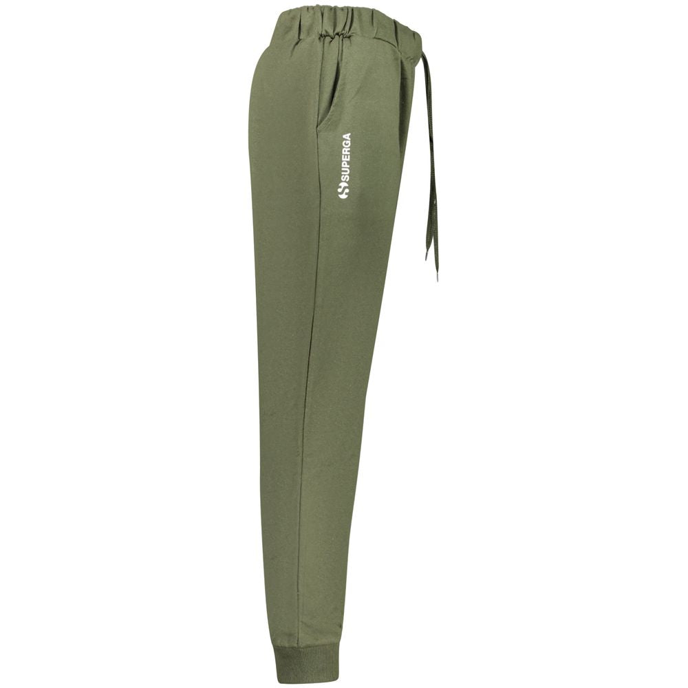 Superga Green Cotton Men's Joggers