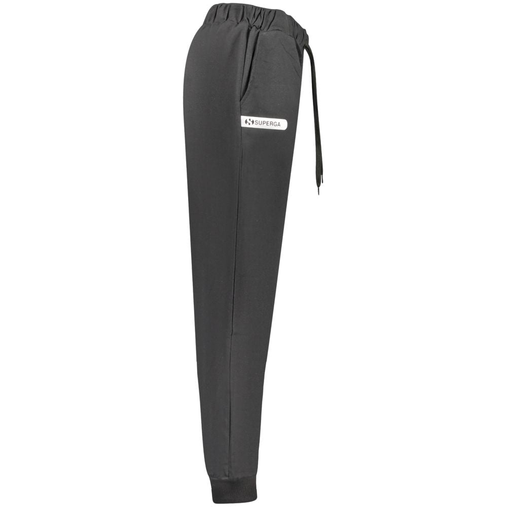Superga Men's Black Cotton Sweatpants