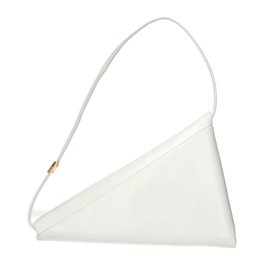 Marni Weiße Leder Schultertasche