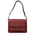Marni Rote Leder Schultertasche
