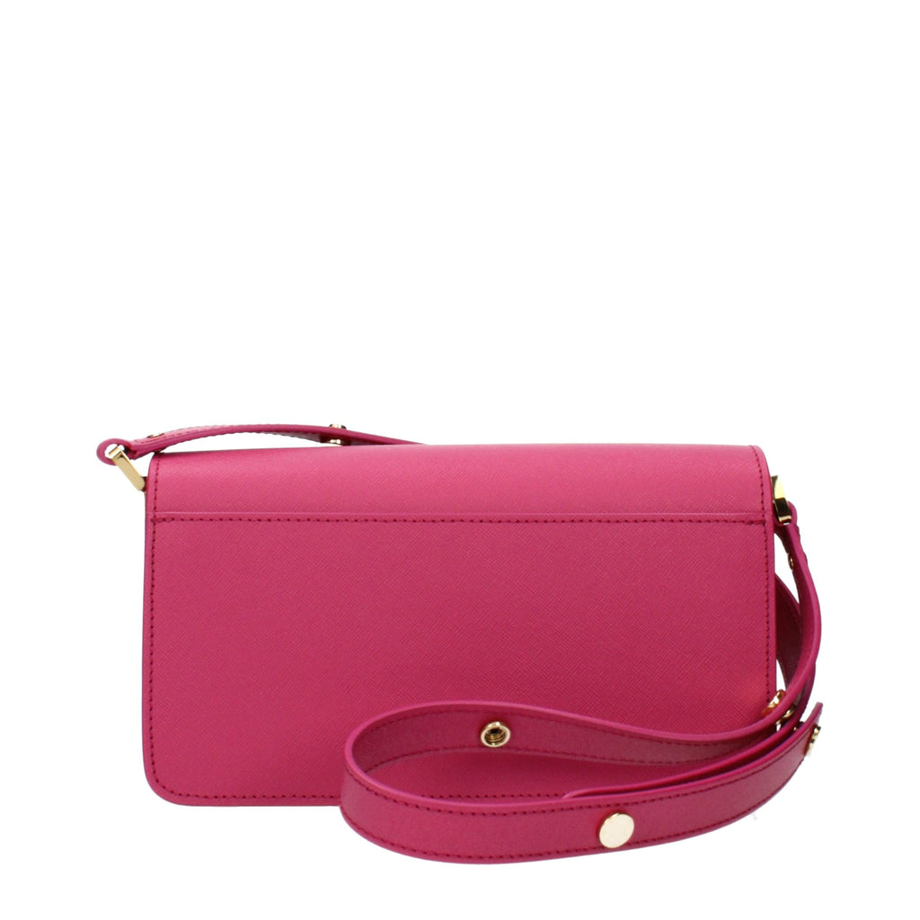 Marni Schultertasche aus pinkfarbenem Leder