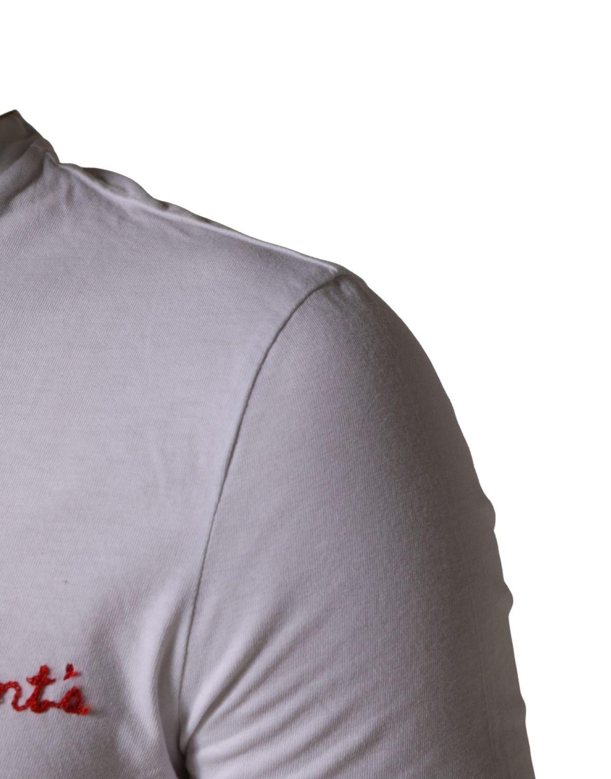 President's Weißes Baumwoll-T-Shirt mit Logo-Stickerei und Rundhalsausschnitt für Herren