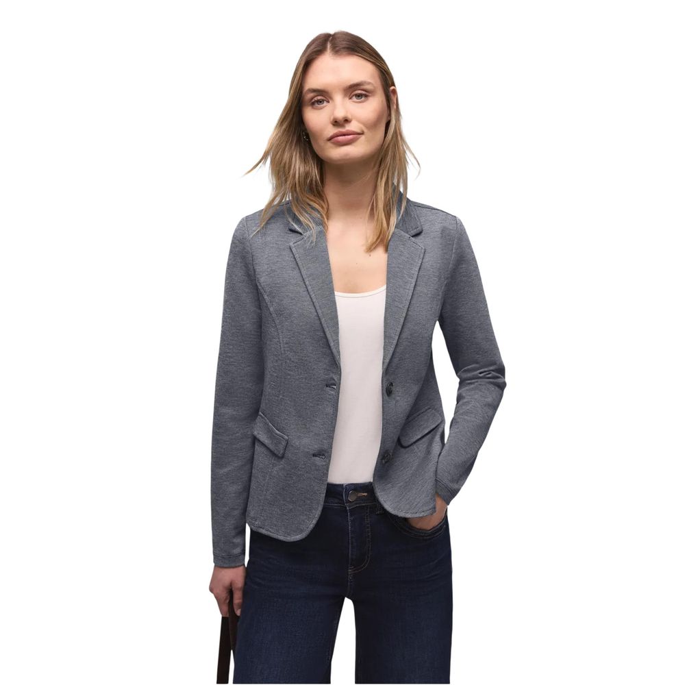 Street One Blauer Polyacryl-Blazer