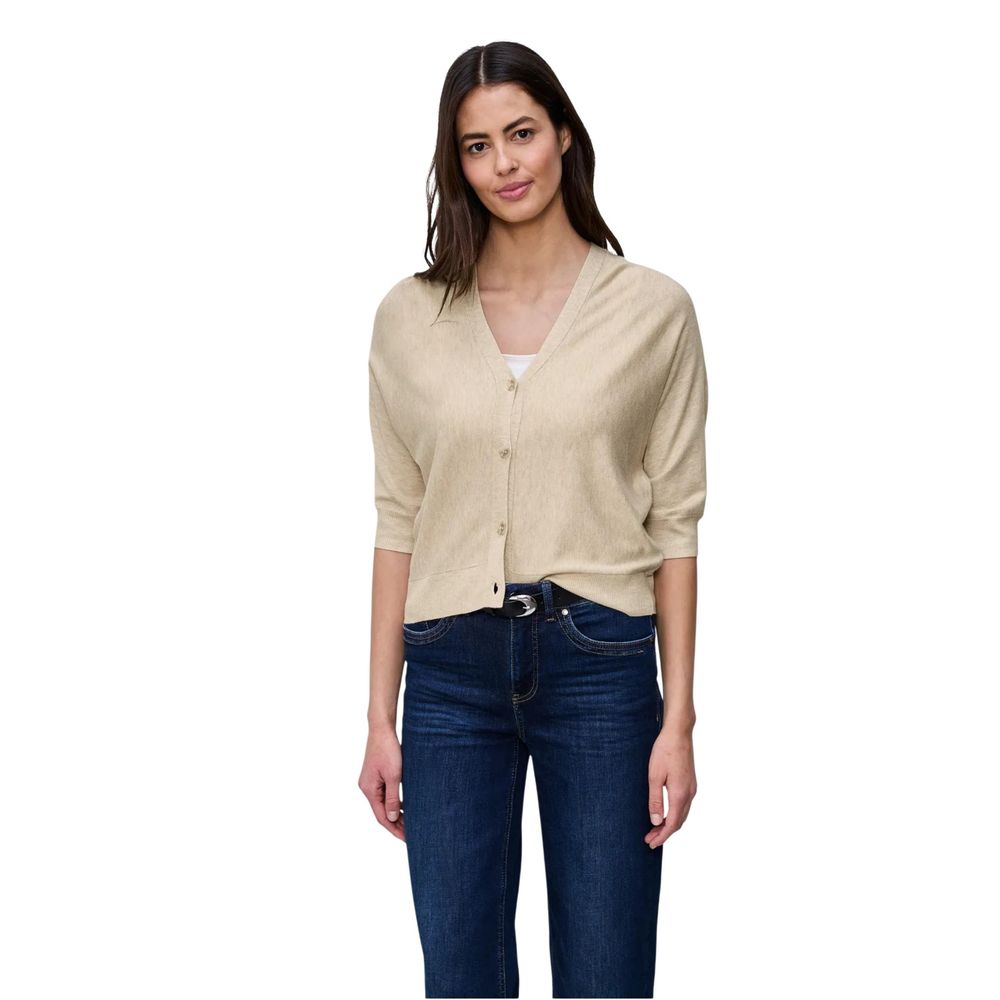 Street One Beige Viskose Cardigan