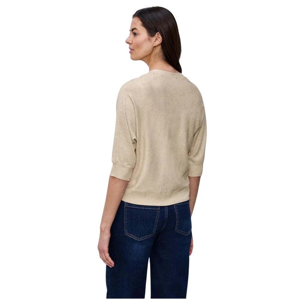 Street One Beige Viskose Cardigan