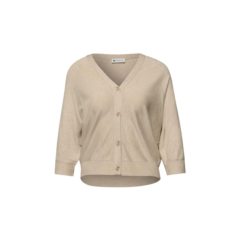 Street One Beige Viskose Cardigan