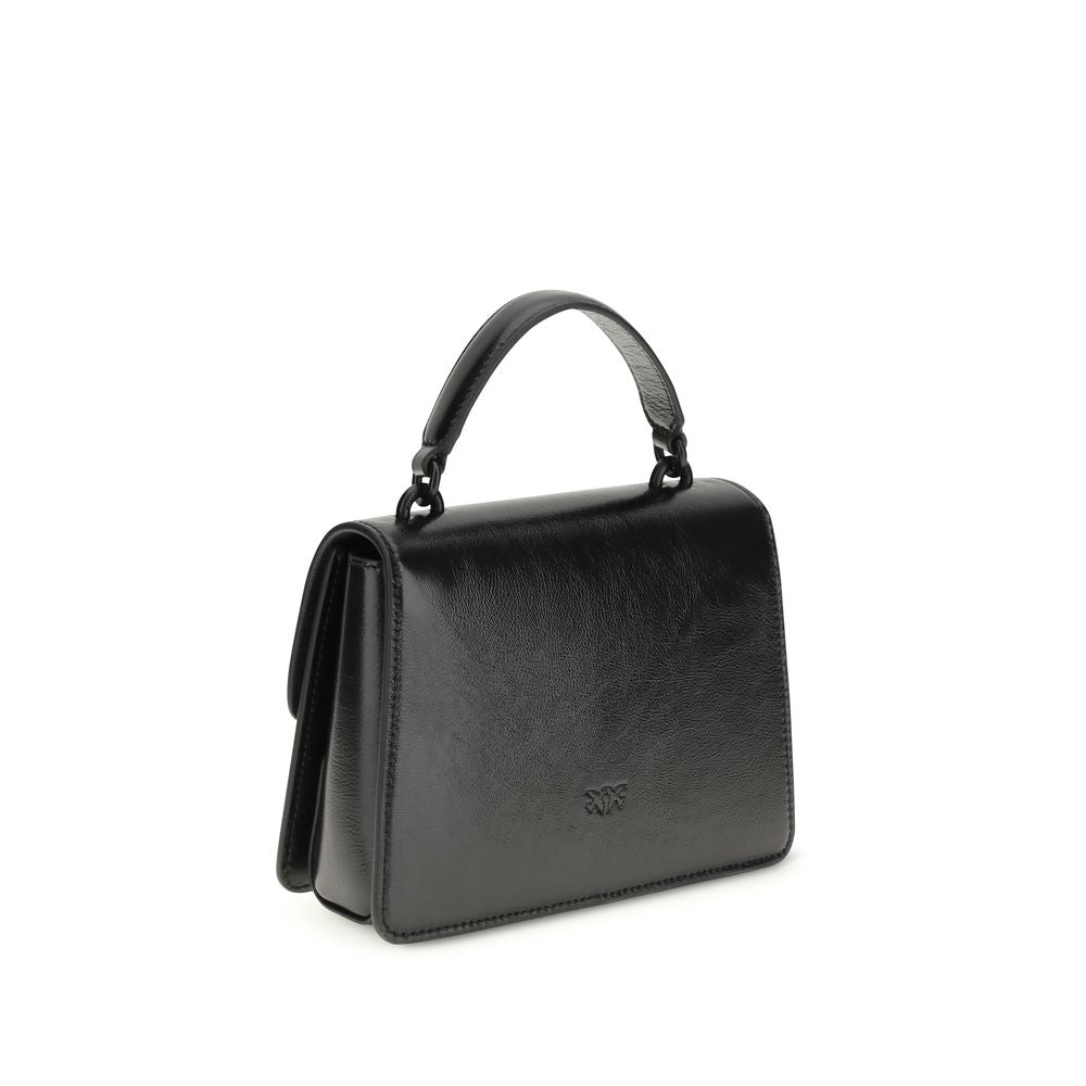 PINKO Schwarze Ziegenleder-Handtasche