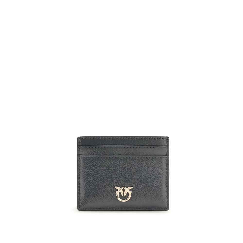 PINKO Grey Calfskin Bos Taurus Wallet