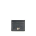 PINKO Grey Calfskin Bos Taurus Wallet