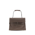 Moschino Brown Calfskin Bos Taurus Handbag
