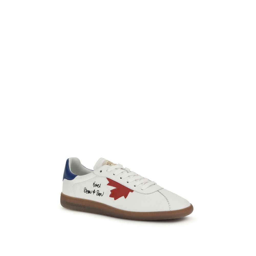 Dsquared² Weiße Kalbsleder Bos Taurus Chunky Sneaker