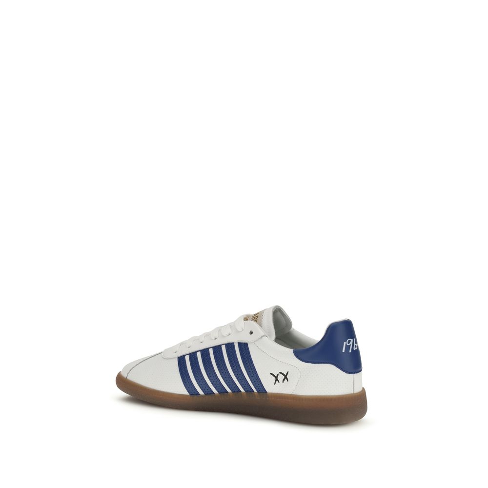 Dsquared² Weiße Kalbsleder Bos Taurus Chunky Sneaker