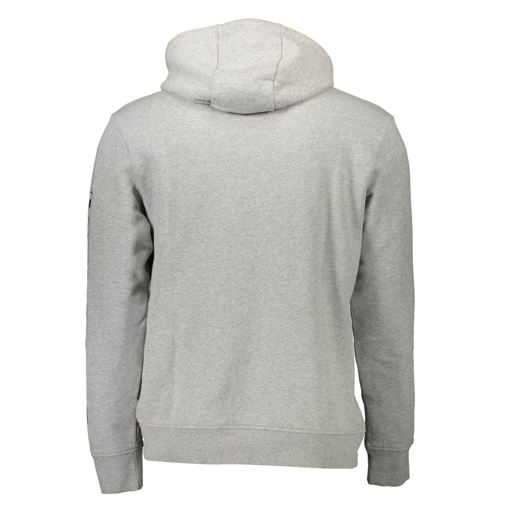 Napapijri Grauer Baumwollpullover für Herren