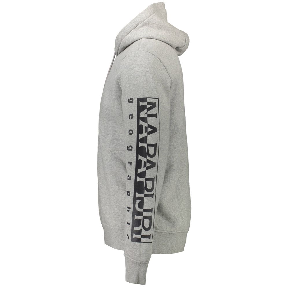 Napapijri Grauer Baumwollpullover für Herren