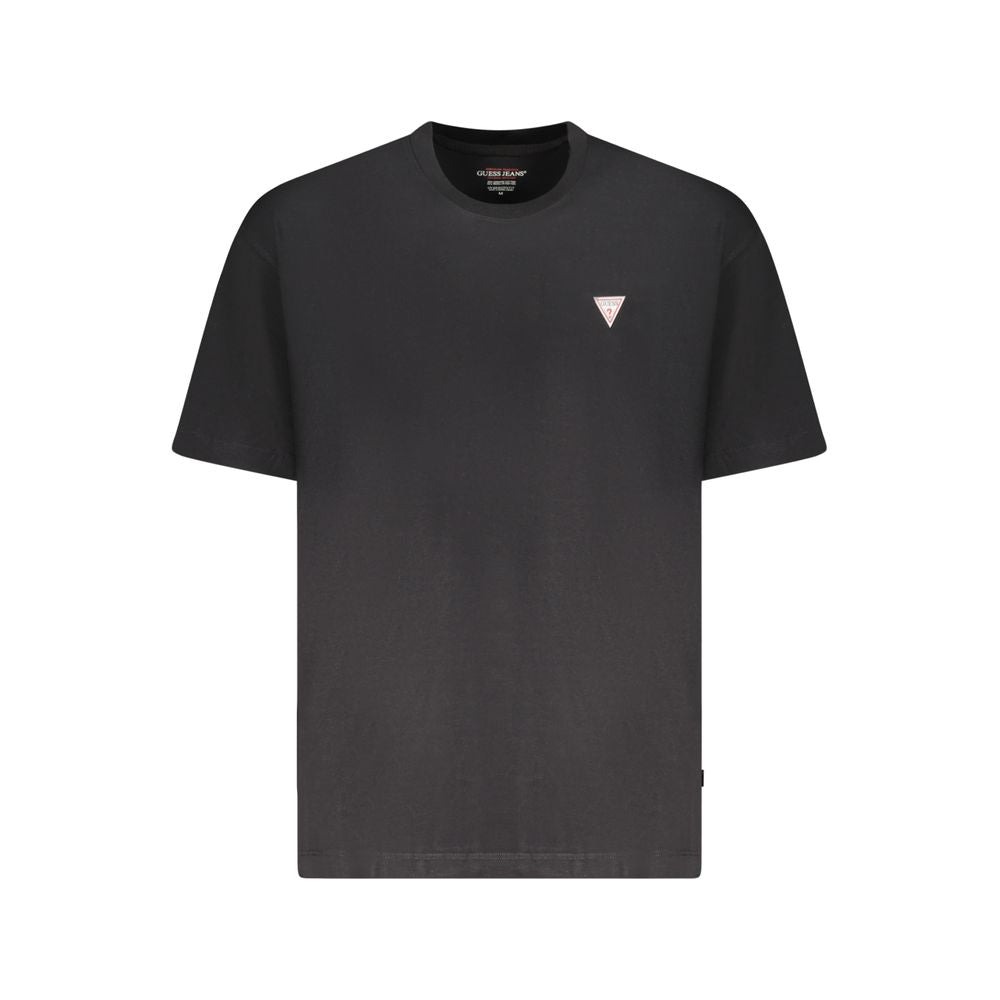 Guess Jeans Nero Baumwoll-T-Shirt für Herren
