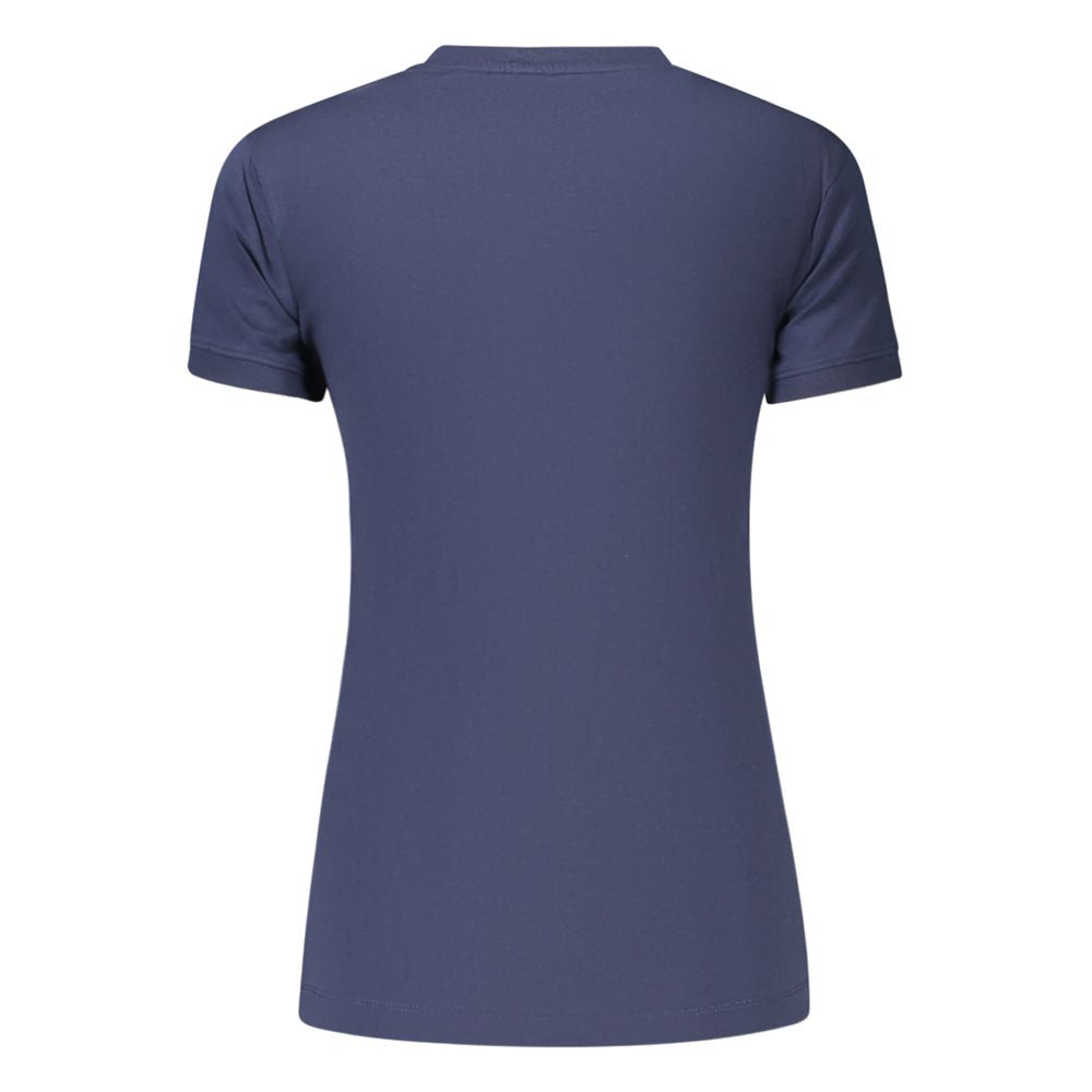 Guess Jeans Damen-T-Shirt aus Baumwolle in Blau