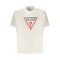 Guess Jeans Men's White Cotton T-Shirt