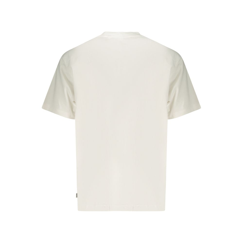 Guess Jeans Men's White Cotton T-Shirt