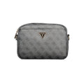 Guess Jeans Handtasche aus schwarzem Polyurethan für Damen