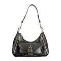 Guess Jeans Schwarze Damen-Handtasche aus Polyurethan
