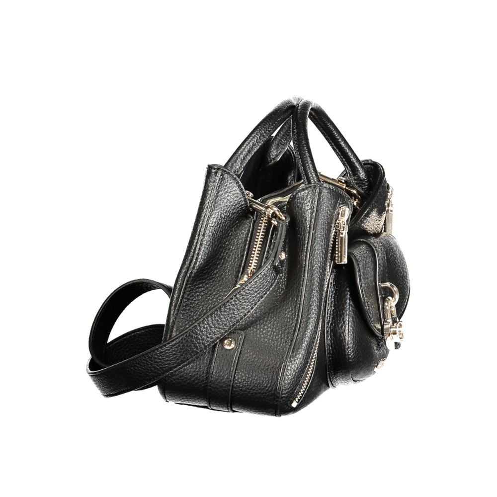Guess Jeans Schwarze Damen-Handtasche aus Polyurethan