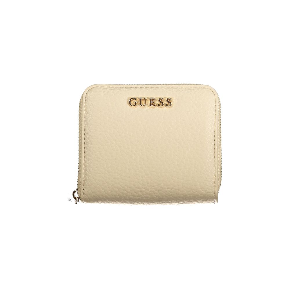 Guess Jeans Beige Polyurethane Damen Geldbörse