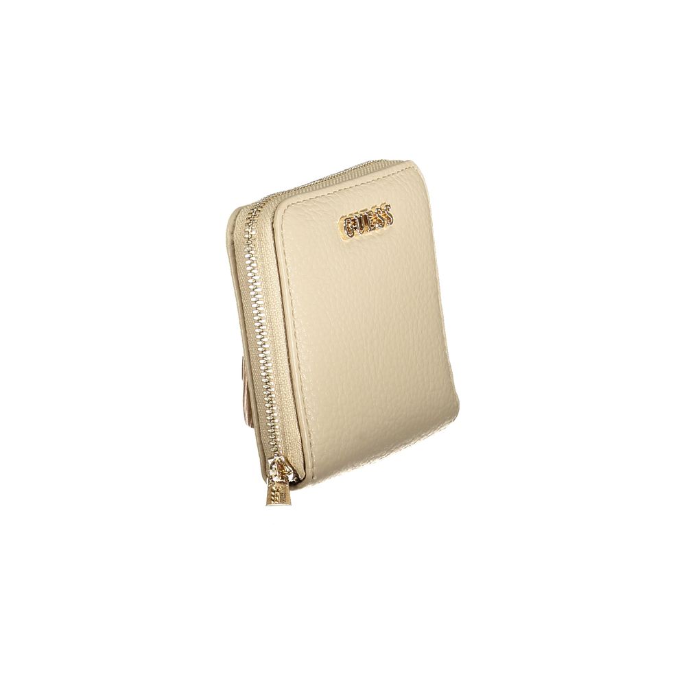 Guess Jeans Beige Polyurethane Damen Geldbörse