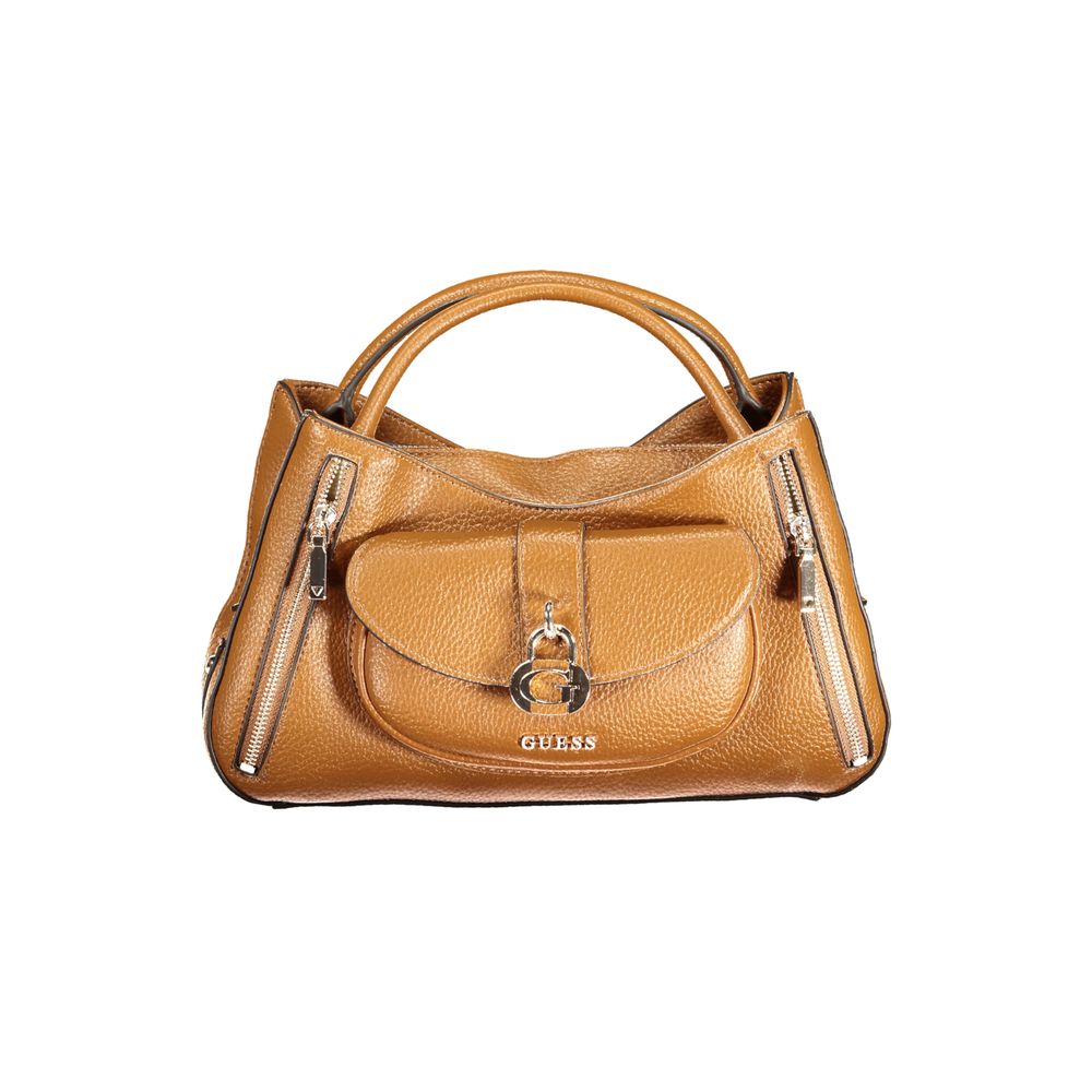 Guess Women's Handbag Made of Polyurethane in Brown